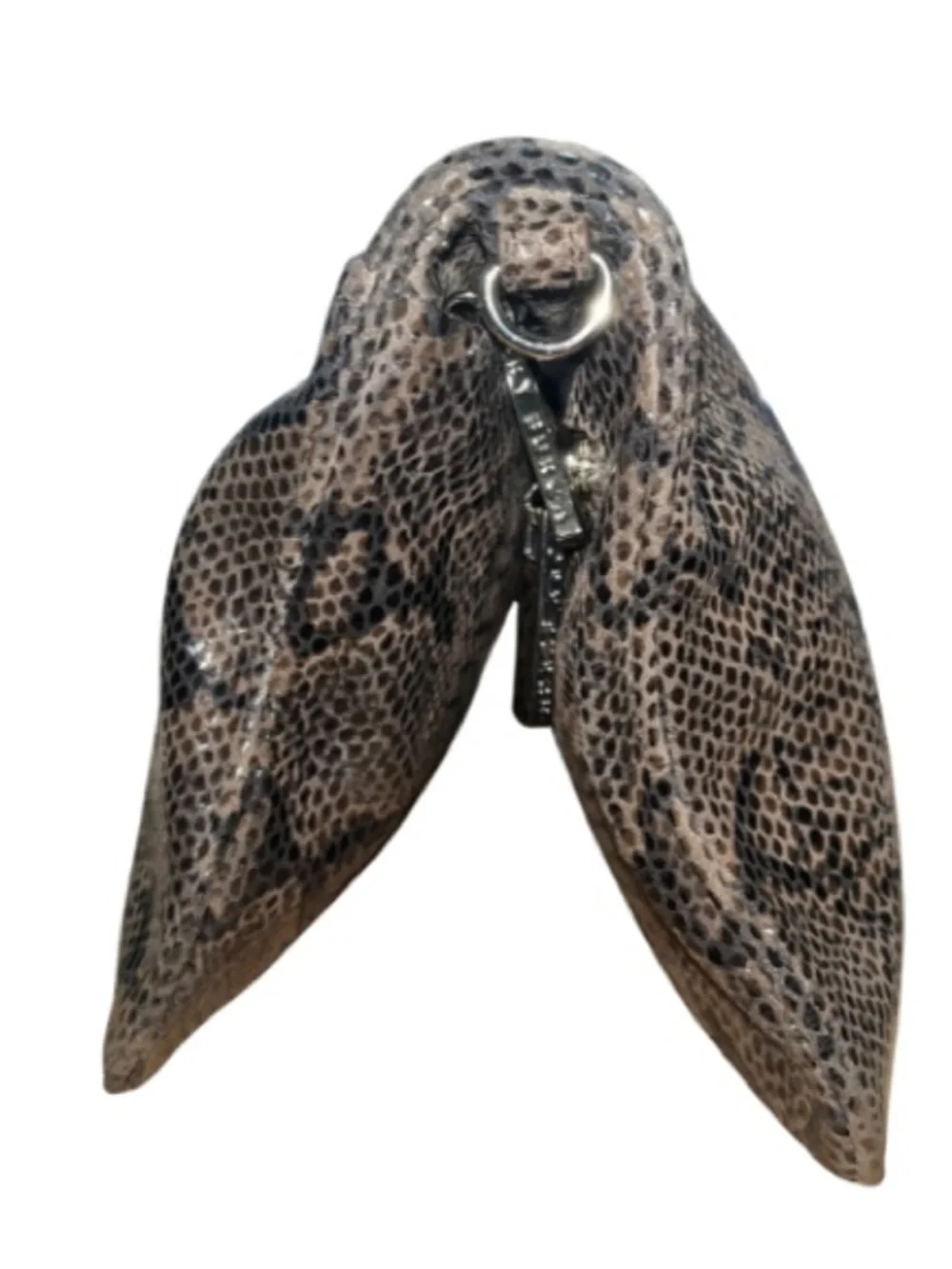 ✨RARE FIND✨Tory Burch Reva Python Print Clutch